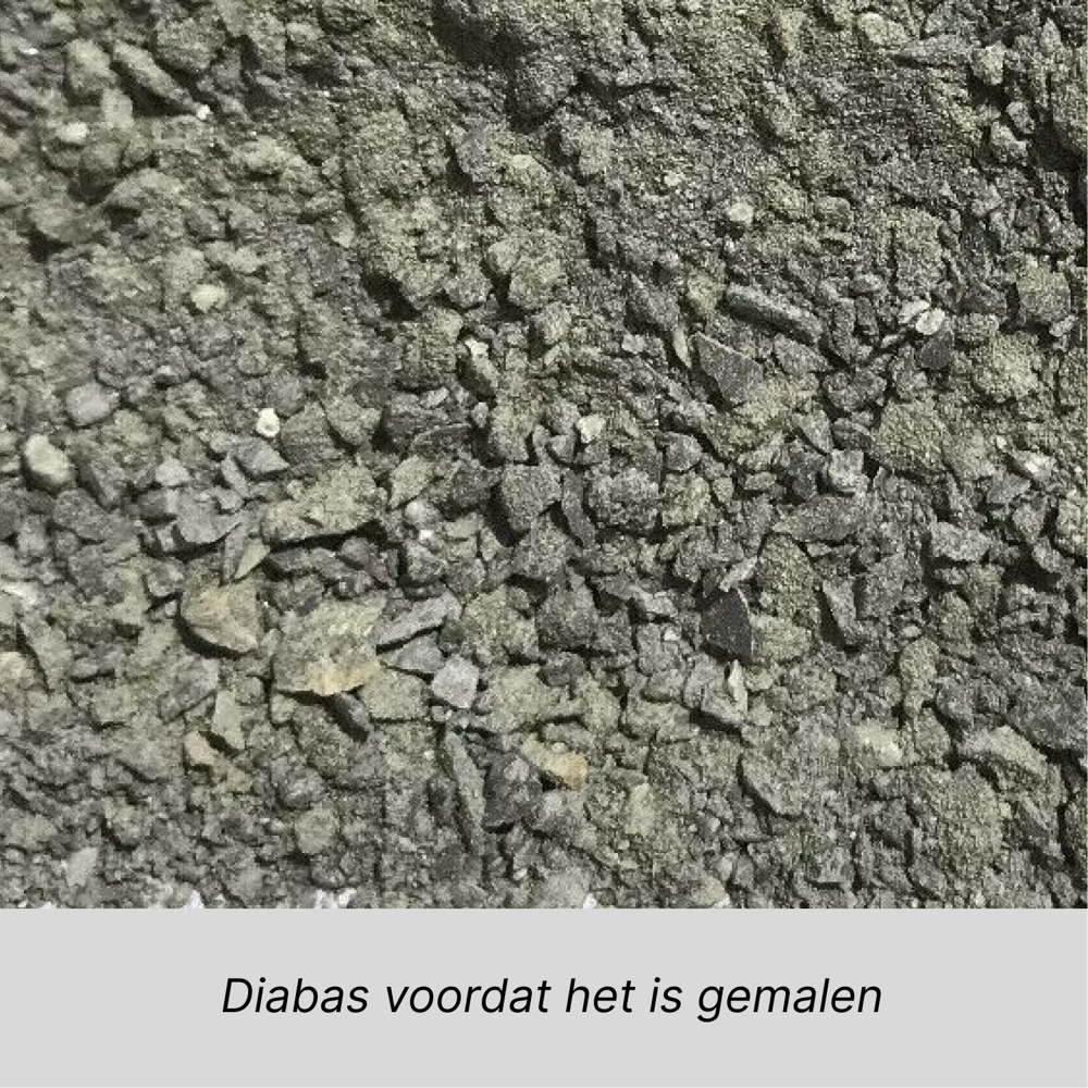 Diabas Lavameel - Steenmeel | 26 Ton Los gestort