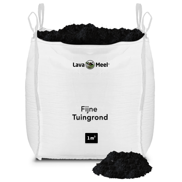 Fijn gezeefde zwarte grond 1m³ | Bigbag per Kuub