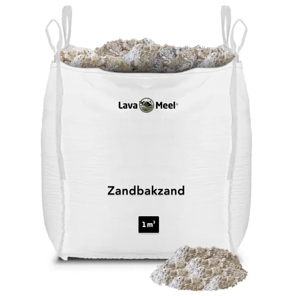 Zandbak zand 1m³ | Bigbag per Kuub